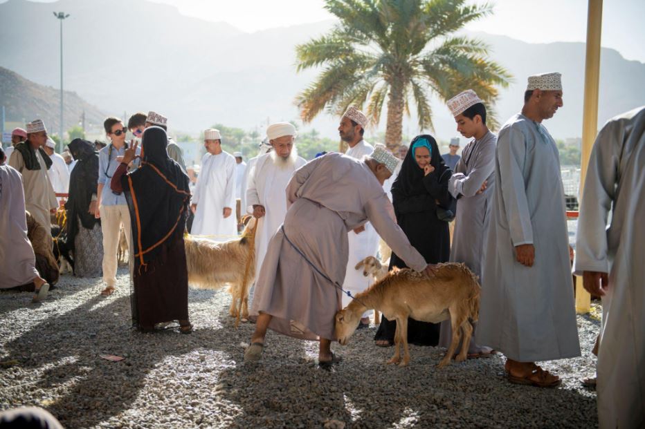 Nizwa cattle souq for friday